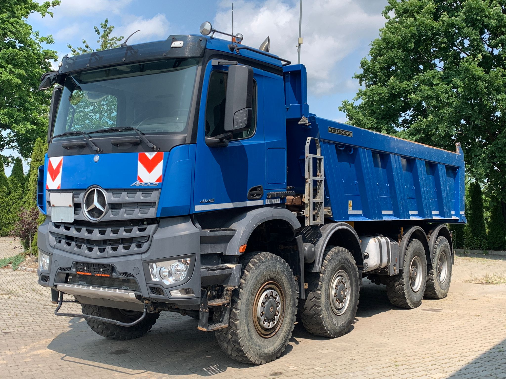 MB AROCS 4145 8x8 EURO6 WYWROTKA